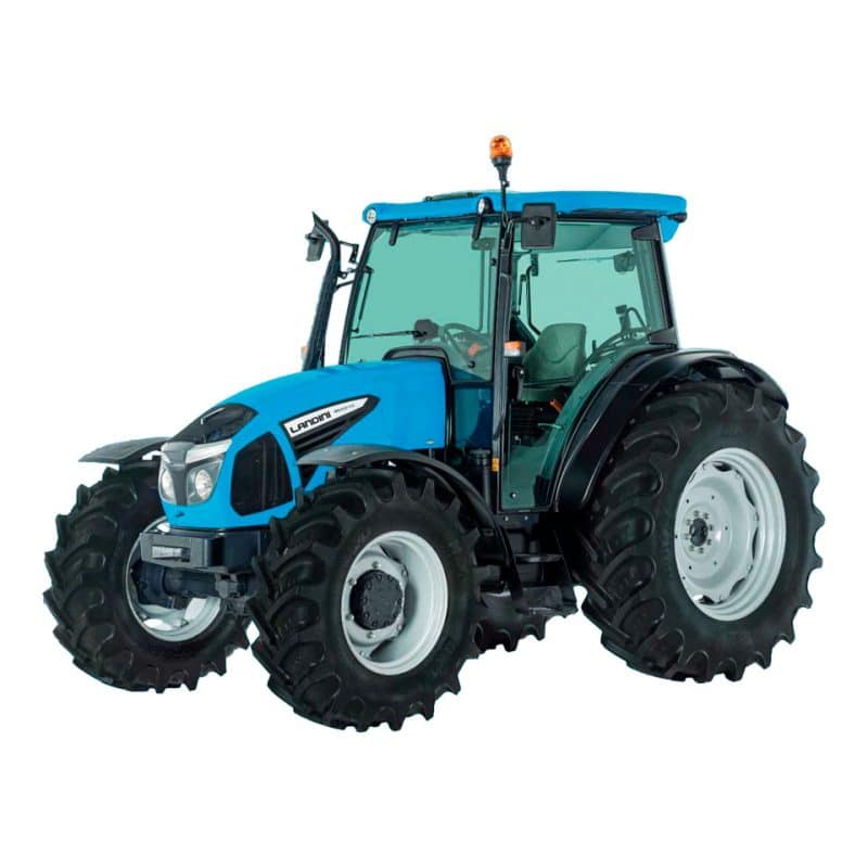 Trator para campo aberto Landini modelo Brutus com cabine fechada